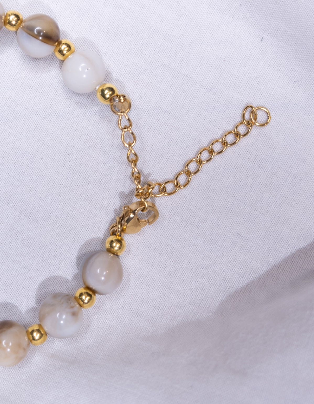 Bracelet Beige & Doré