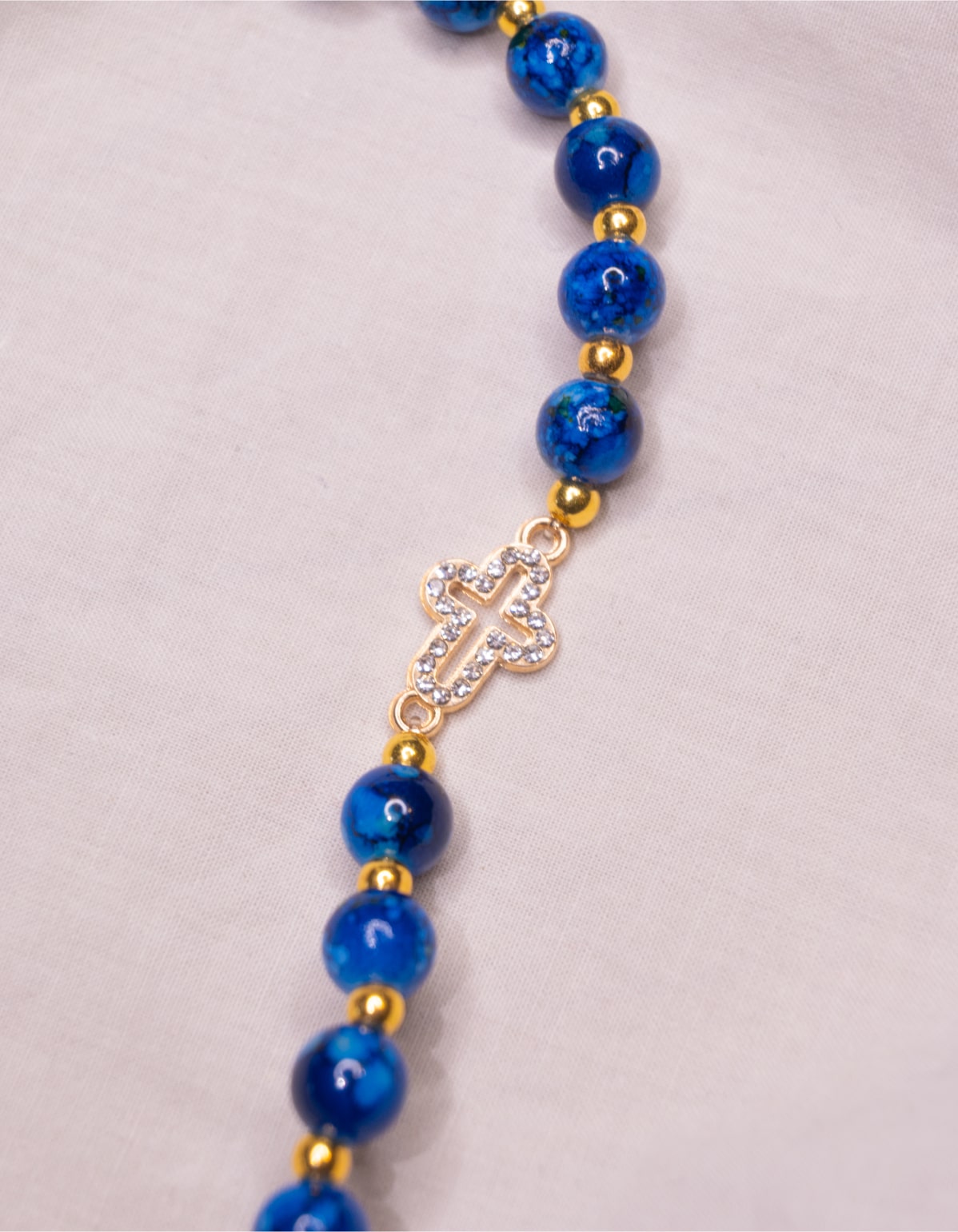 Bracelet Bleu & Doré