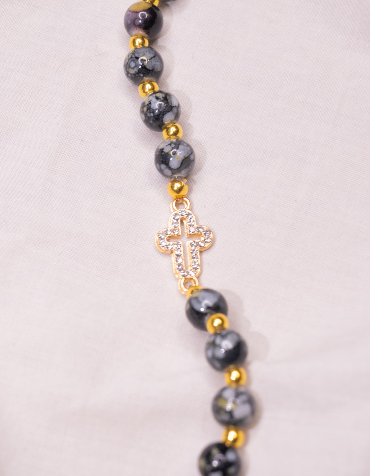 Bracelet Noir Intense & Doré