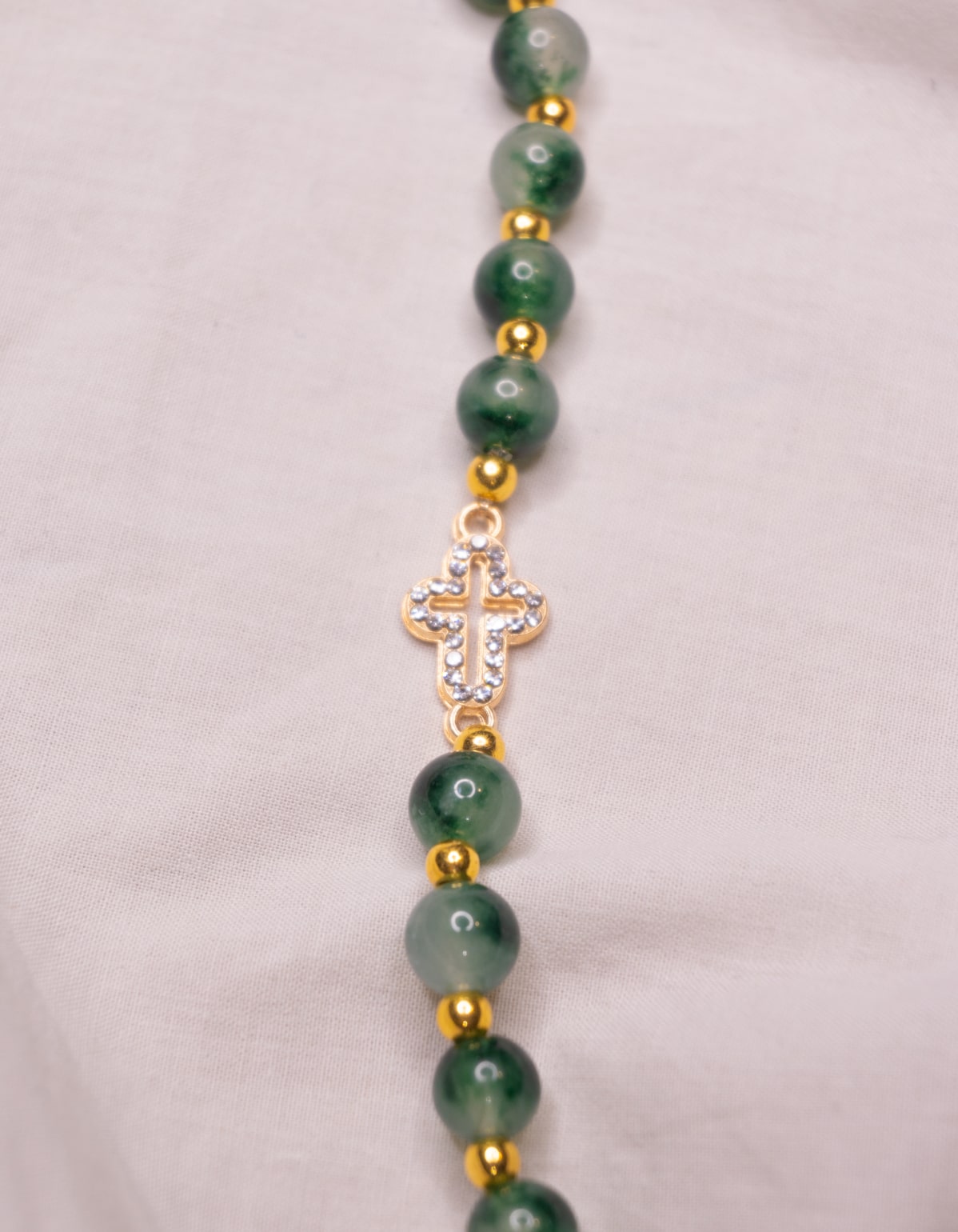 Bracelet Vert & Doré