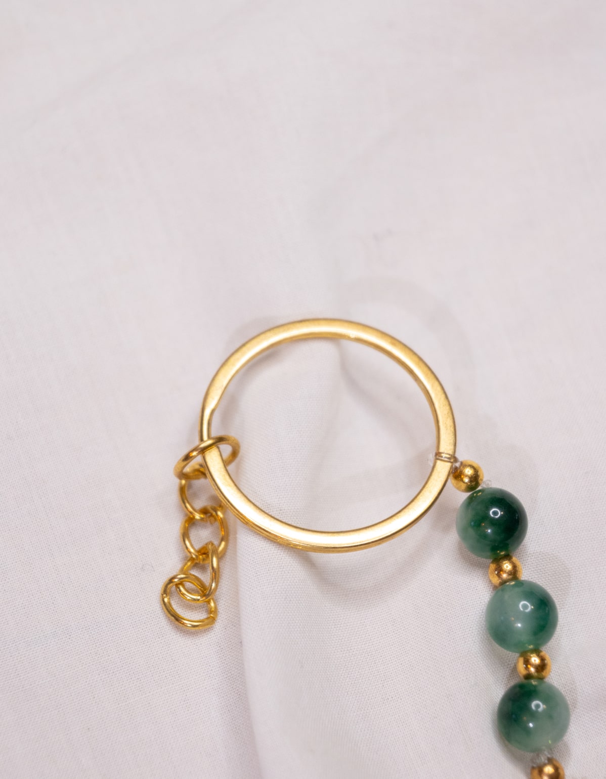 Porte-clé - Vert & Doré