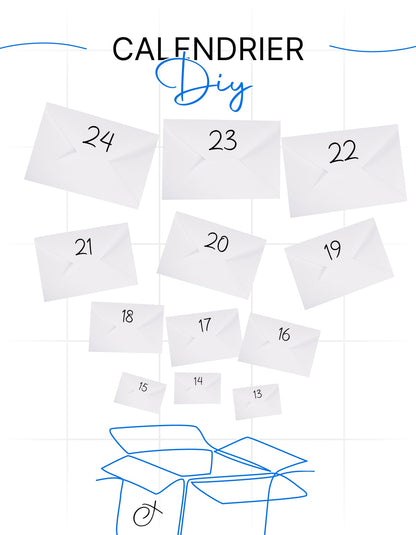 Calendrier de l'avent DIY