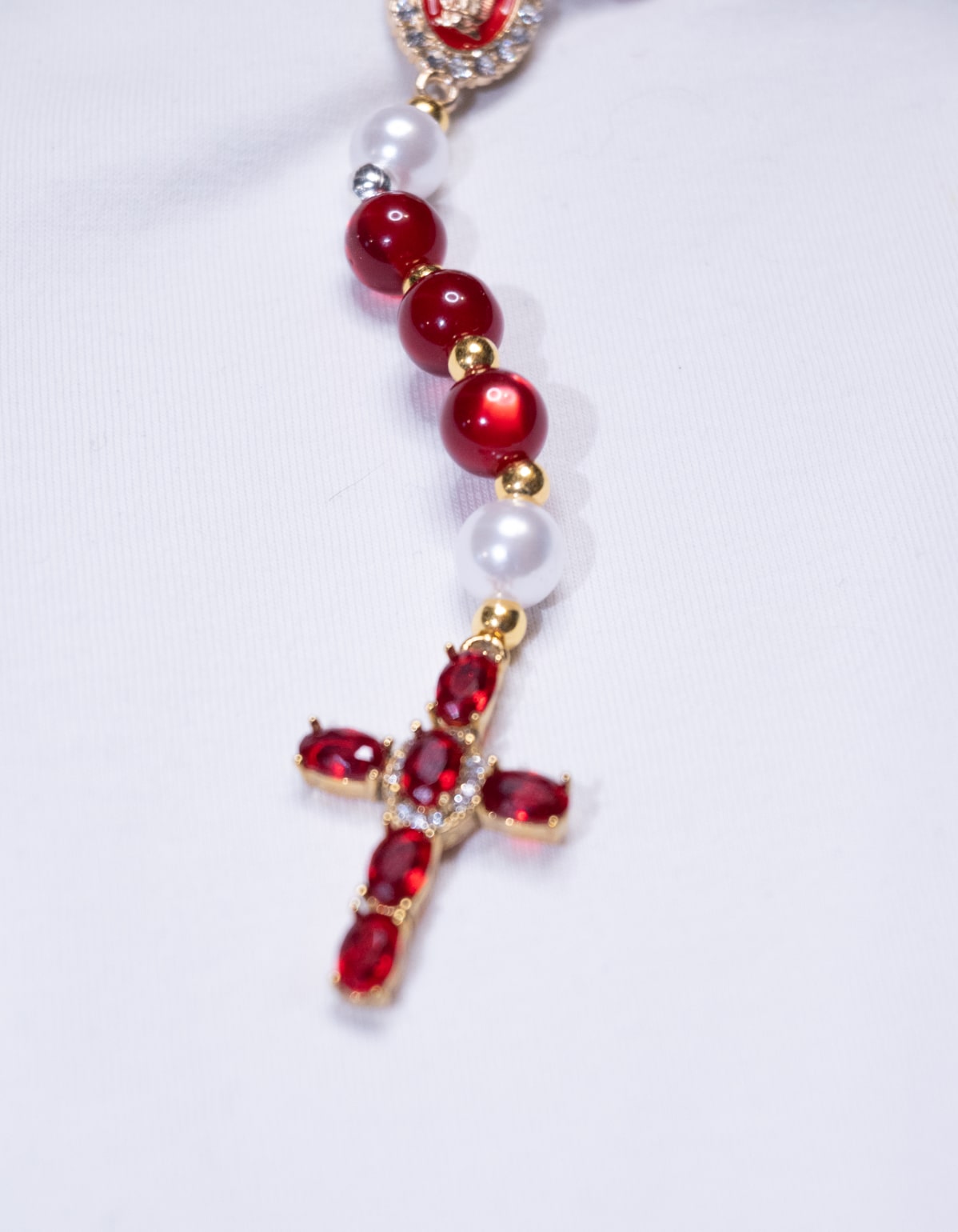 Chapelet Rouge & Doré