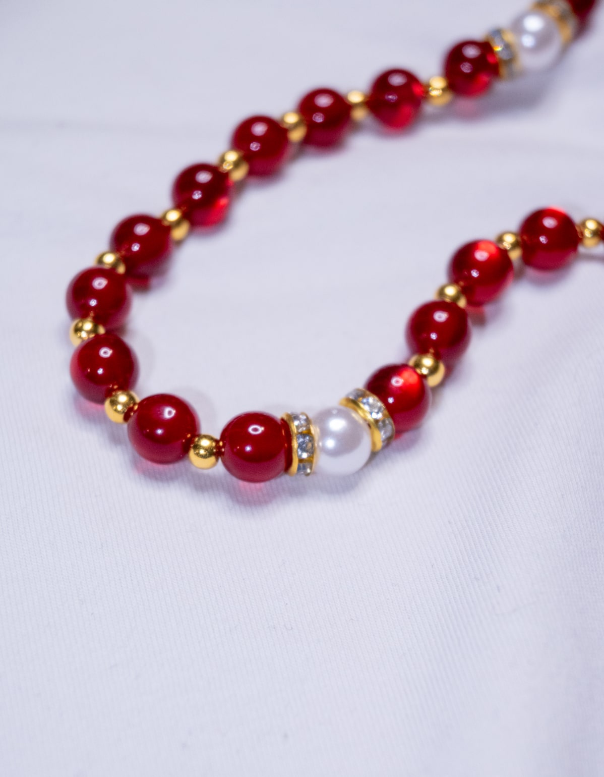 Chapelet Rouge & Doré