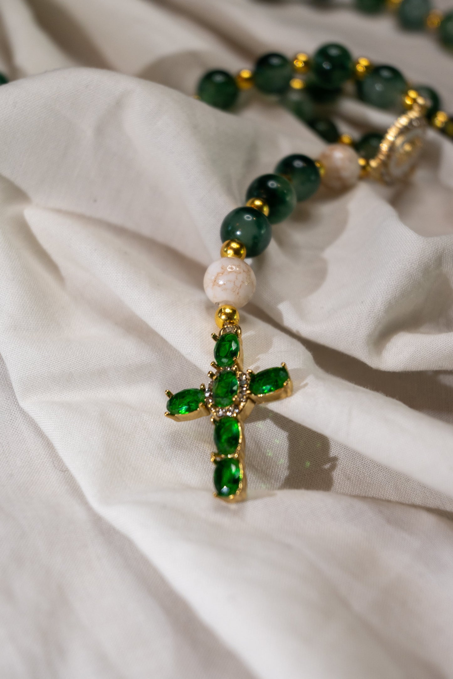 Chapelet Vert & Doré
