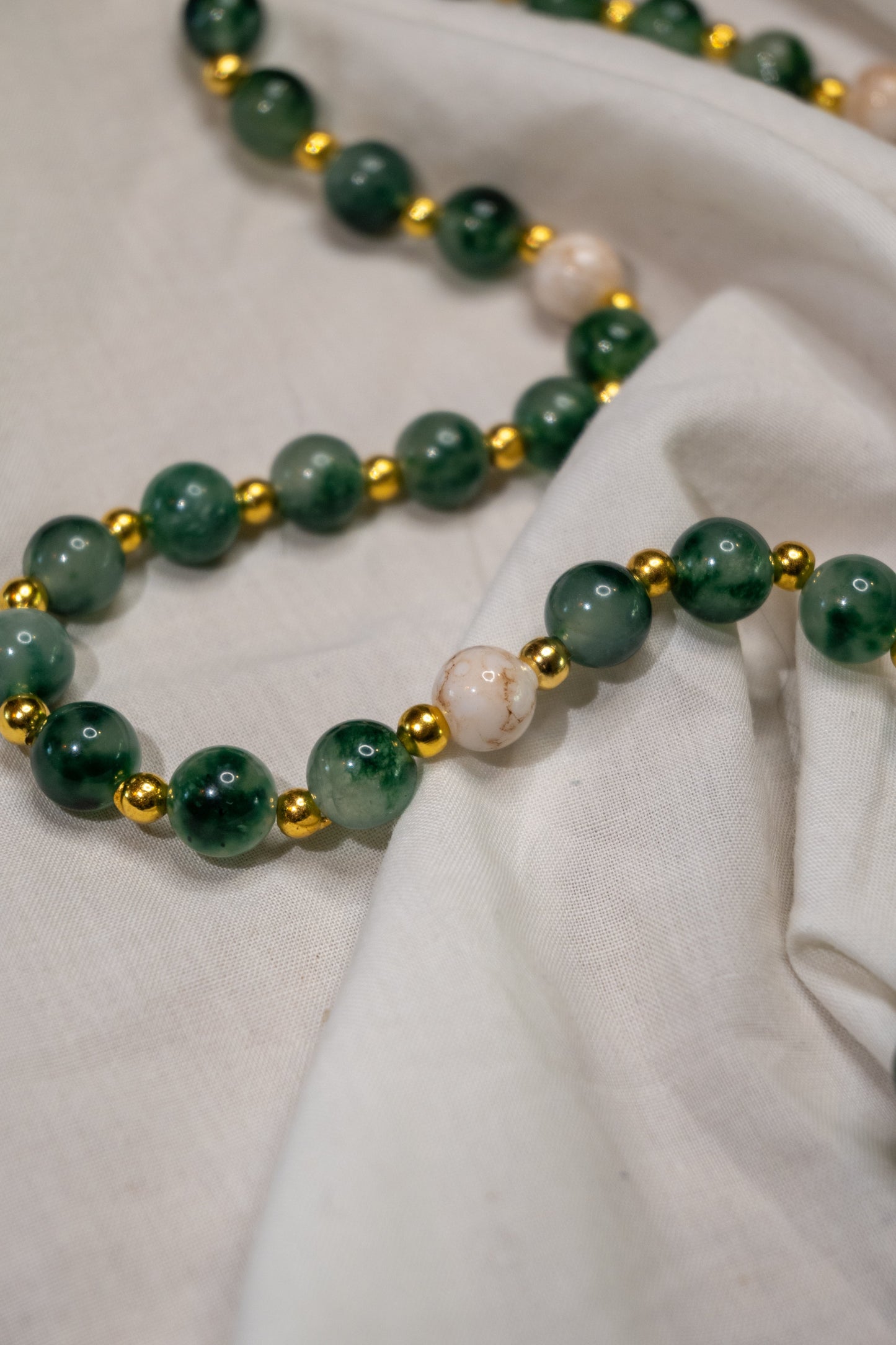 Chapelet Vert & Doré