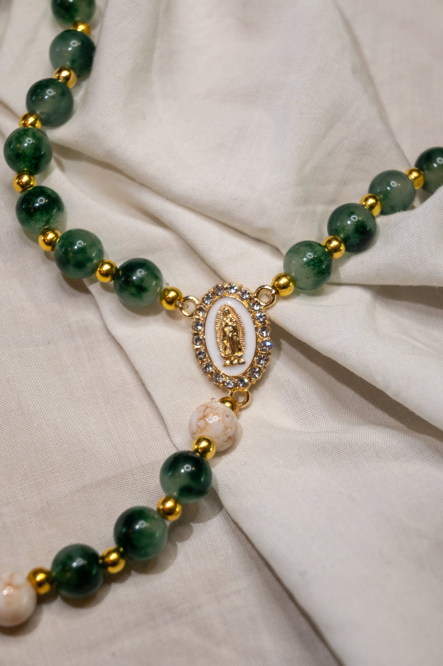 Chapelet Vert & Doré